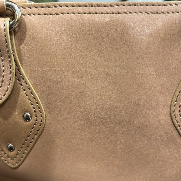 Cole Haan Trinity SU05 Tote Bag Tan Natural Leather READ - Picture 13 of 14